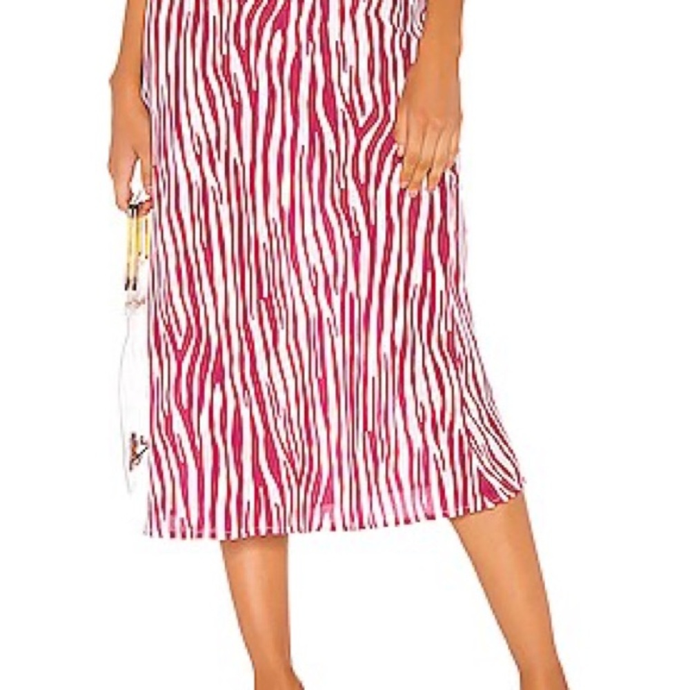 Pink and White Striped Isabel Skirt from RESA